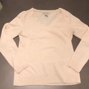 Banana Republic Extra Fine Merino Cream Sweater